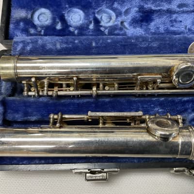 Gemeinhardt 2SP Straght-Headjoint Flute with Offset G 2010s - Silver-Plated image 6