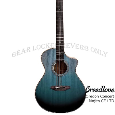Breedlove Oregon Concert Mojito CE LTD all solid myrtlewood guitar with LR baggs pickup for sale
