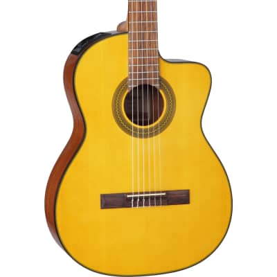 Takamine GC1CE Nylon String Acoustic Electric Guitar - Natural image 1