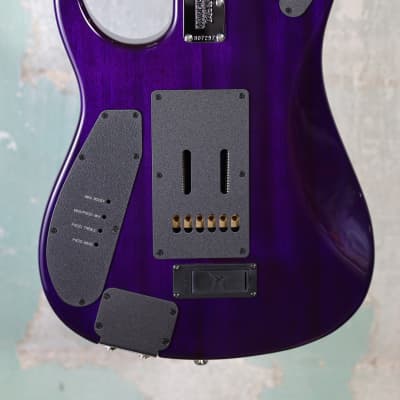 Ernie Ball Music Man JP15 John Petrucci Signature - Purple Nebula Flame image 14