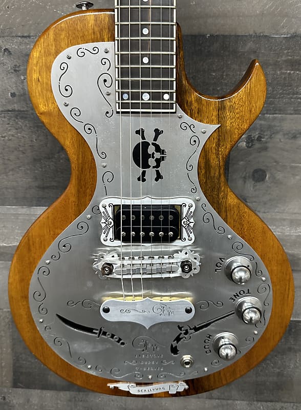 Teye 2014 Teye Electric Gypsy Skally wag Natural Solid Body Electric Guitar image 1