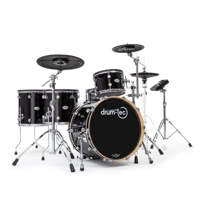 drum-tec pro 3 with Roland TD-27 - 1 up 2 down - Piano Black