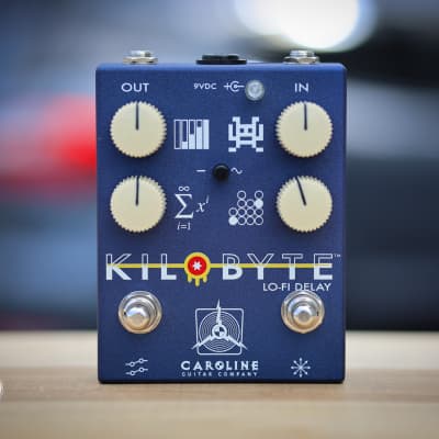 Mint Caroline Guitar Company Kilobyte Lo-Fi Delay - Limited Edition Tulsa City Flag Colors image 1
