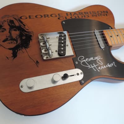 Fender Telecaster  George Harrison  Cloud Nine One of a Kind Hand Engraved DDCC Custom Guitar image 1