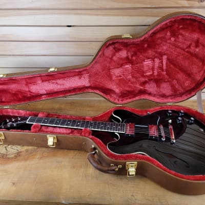 Gibson ES-335 with Hardshell Case - Vintage Ebony image 6