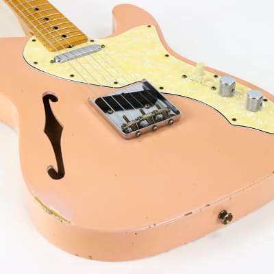 2011 Fender DALE WILSON Custom Shop Masterbuilt 60's Telecaster Thinline Relic - Shell Pink, Abby Ybarra Pups! image 20