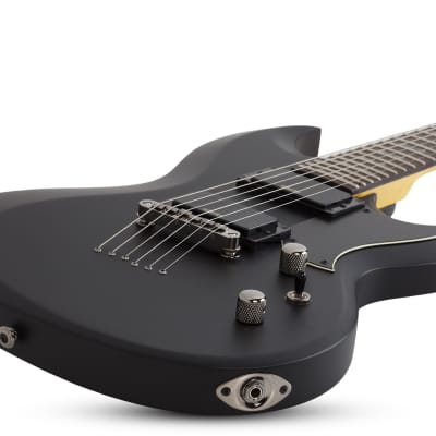 Schecter Demon S-II 6-String RH Electric Guitar-Satin Black image 10