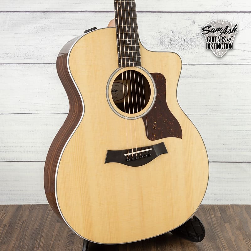 Taylor 214ce DLX Grand Auditorium Acoustic Electric Guitar Serial 2203093163 image 1