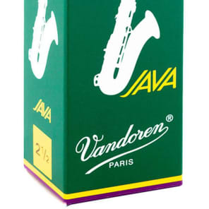 Vandoren SR2725 Java Series Tenor Saxophone Reeds - Strength 2.5 (Box of 5)