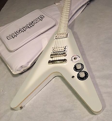 Epiphone Brendon Small White Snow Falcon Electric Guitar w Gig