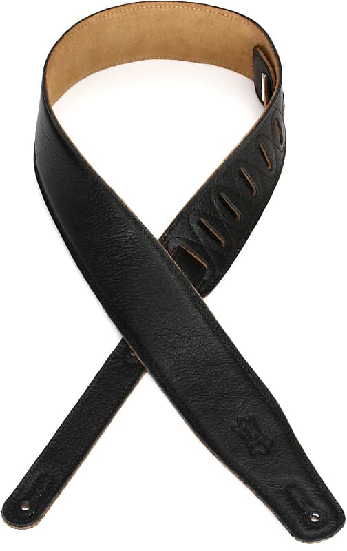 Levy's M7GP Garment Leather Guitar Strap - Black