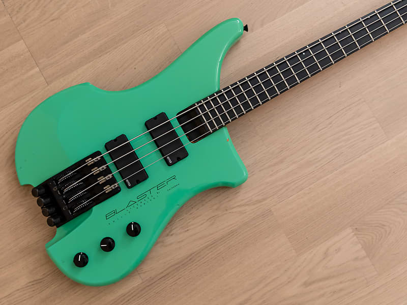 1990s Blaster Licensed by Philip Kubicki Ex Factor Headless Electric Bass  Seafoam Green, Japan