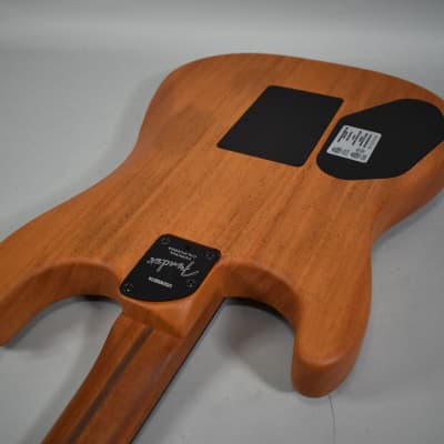 2021 Fender Acoustasonic Stratocaster Black Finish Acoustic Electric w/Bag image 13
