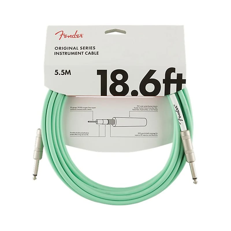 Fender Original Series Straight / Straight TS Instrument Cable - 18.6' image 1