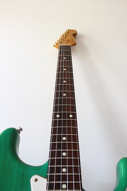 Fender '62 Reissue Stratocaster Transparent Green | Reverb
