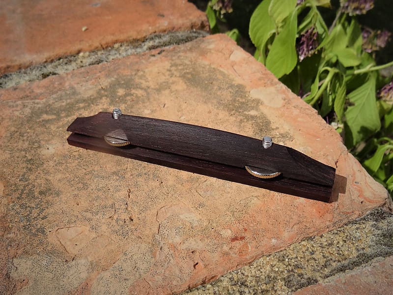 Harmony Stratotone rosewood guitar bridge repro Reverb UK