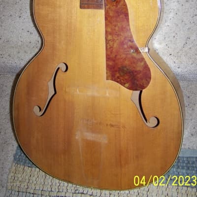 Sherwood Archtop Acoustic Guitar 1950's image 2