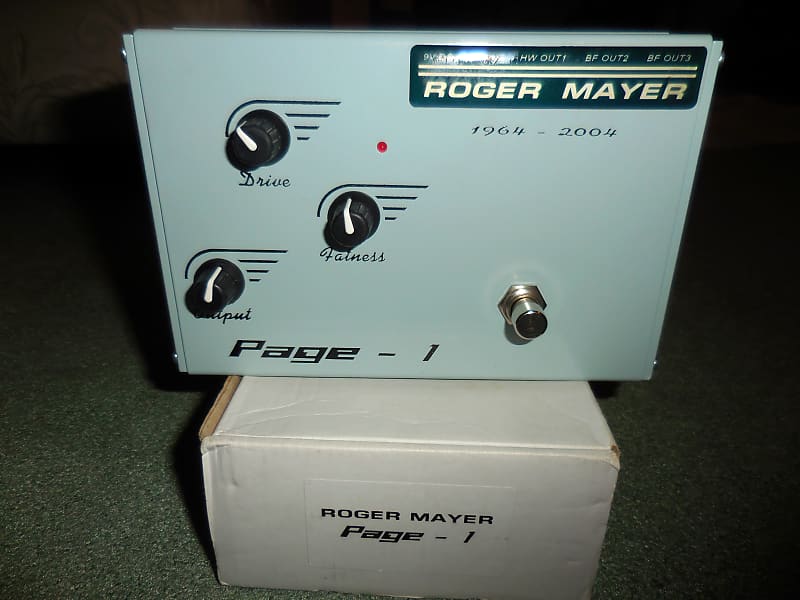 Roger Mayer Page - 1 Classic ファズ　fuzz Guitar Effects Pedals by Roger Mayer - Page1