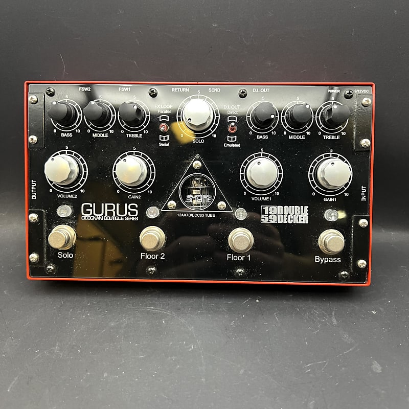 Gurus Double Decker 1959 プリアンプ Gurus 1959 Double Decker - Overdrive / Preamp