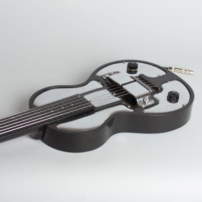 Premiervox Spanish Solid Body Electric Guitar, made by Rickenbacker,  c. 1938, original black hard shell case. image 7
