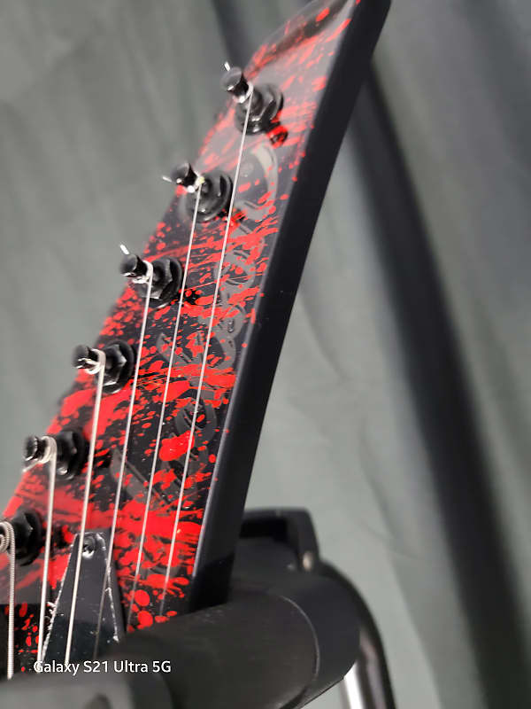 2022, Jackson Death angel Custom Blood Splatter