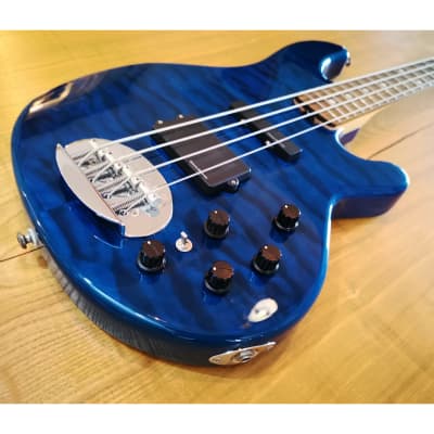 Lakland Skyline Japan sk4dx 2009 - Trans blue | Reverb