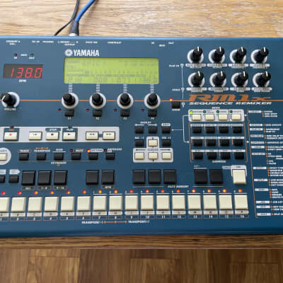Yamaha RM1x Sequence Remixer 2000s - Blue