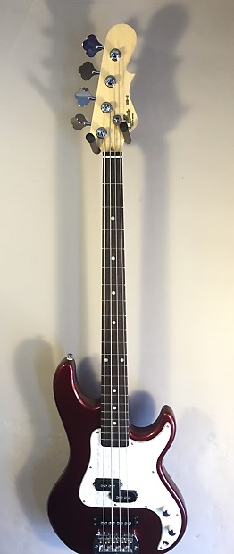 G&L SB-2 Tribute Bass  Bordeaux Red Metallic image 1