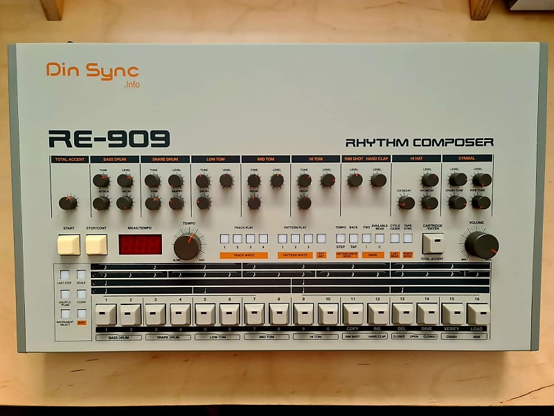 Dinsync Re909 TR909 Replica Reverb UK