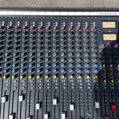 Soundcraft Series 200 SR 16 Channel 4-bus Mixing Console w Custom Wood Crate VGC image 2