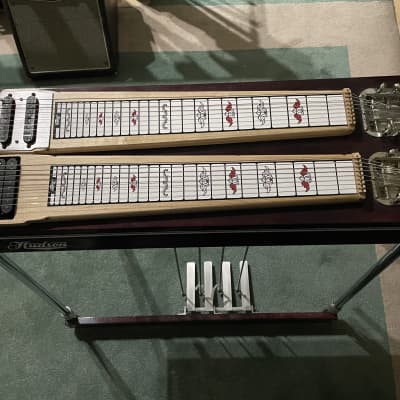 Hudson Double Neck Pedal Steel 8 str. each neck, open E and C6 Fender style and sound image 2