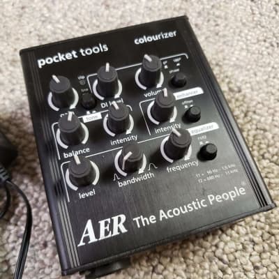 AER Pocket Tools Colourizer Acoustic Guitar Effect Preamp DI Pedal Phantom  Color | Reverb