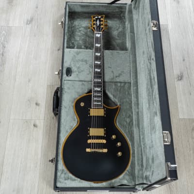 ESP E-II Eclipse DB Guitar, Ebony Fretboard, EMG 81 / 60 Pickups, Vintage Black image 10