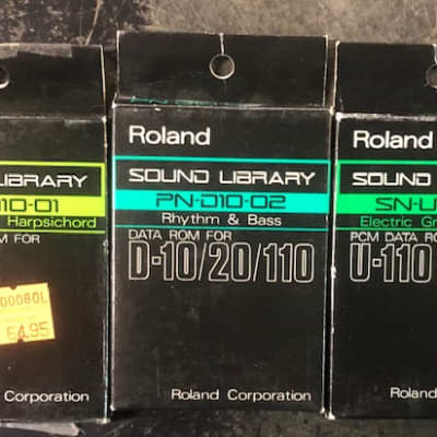 Roland U-110 PCM Sound Module w/3 pcm cards image 3