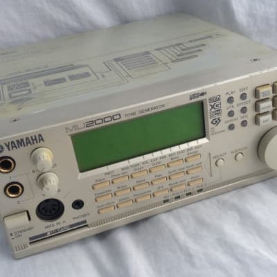 Yamaha MU-2000 XG Tone Generator Module Sequencer Sampler | Reverb