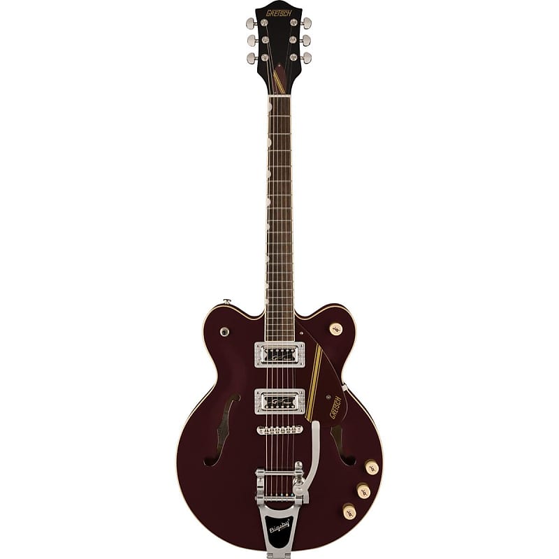 Gretsch  G2604T Limited Edition Streamliner Rally II Center Block with Bigsby, Laurel Fingerboard, Two-Tone Oxblood/Walnut Stain image 1