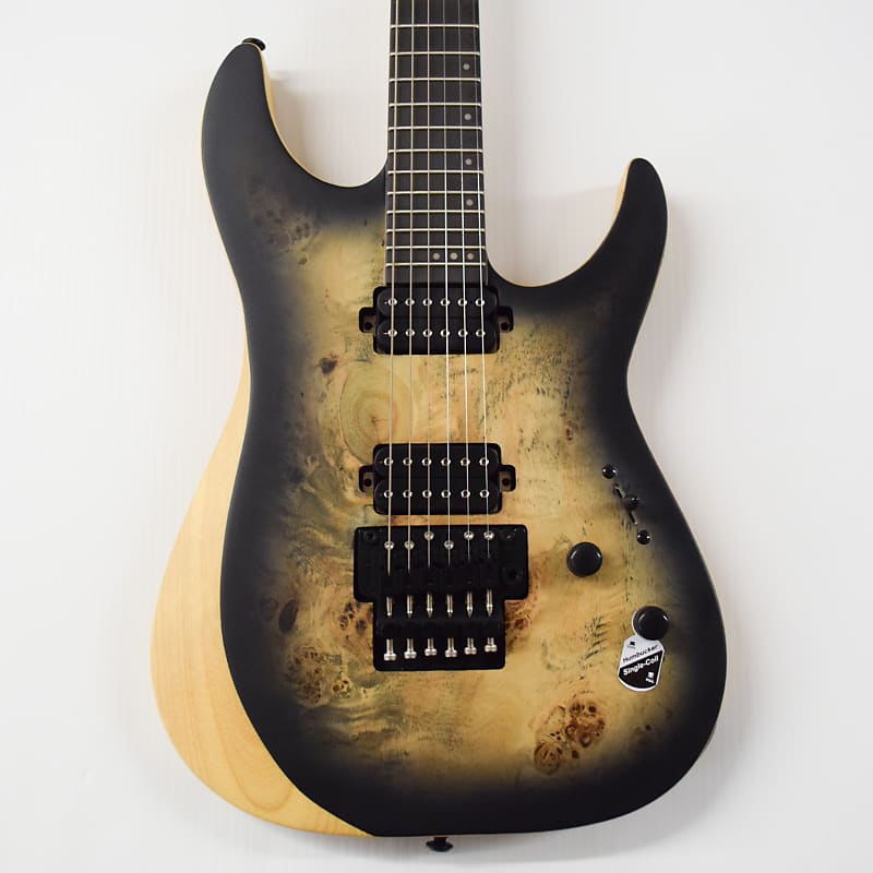 Schecter Reaper-6 FR - Satin Charcoal Burst | Reverb