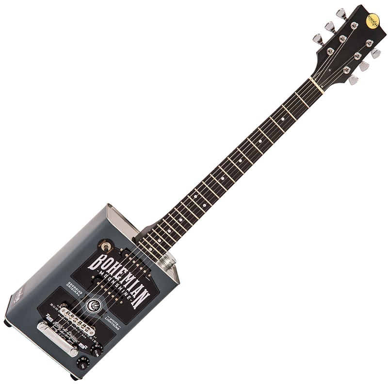 ギター BOHEMIAN ELCTRICG OIL GUITAR Bohemian Guitars Oil Can Guitar Yellow/Blue – Chicago Music