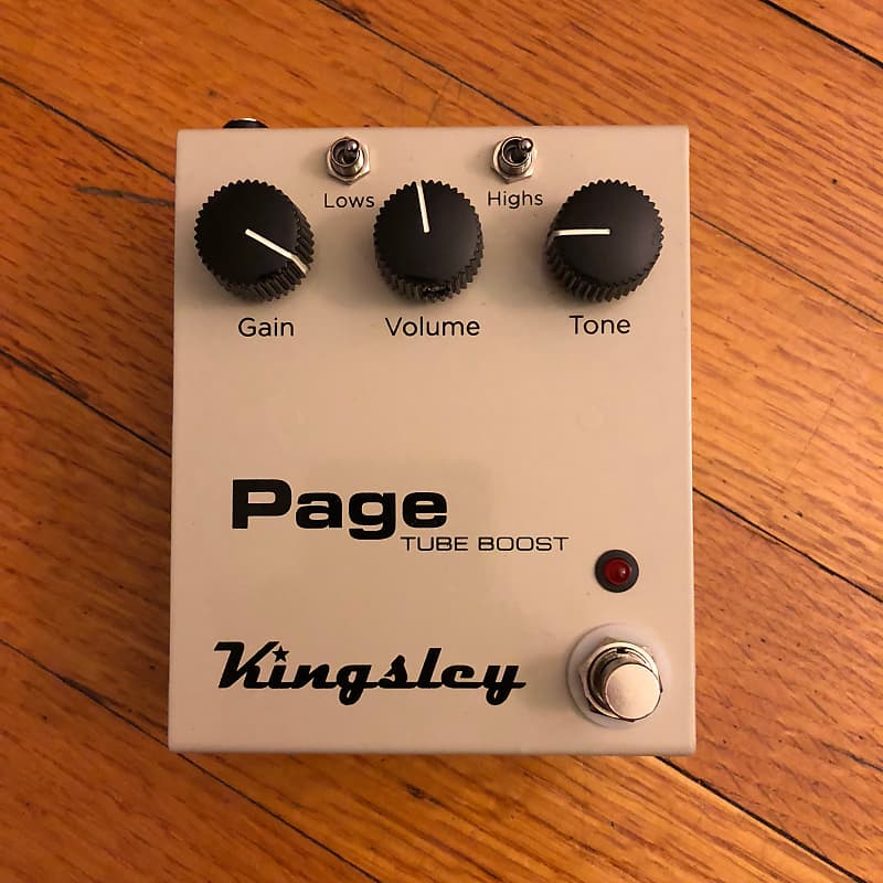 Kingsley Page Tube Boost V2 Tube Overdrive Pedal Reverb