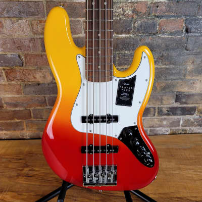 Fender Player Plus Jazz Bass V with Deluxe Bag - Tequila Sunrise image 12