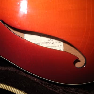 CP Thornton  Professional Acoustic II 2012 Amber Burst (handmade and custom ordered) image 8