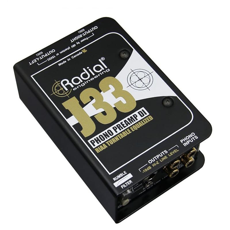 Radial J33 Active DI Box and Turntable Preamp image 1