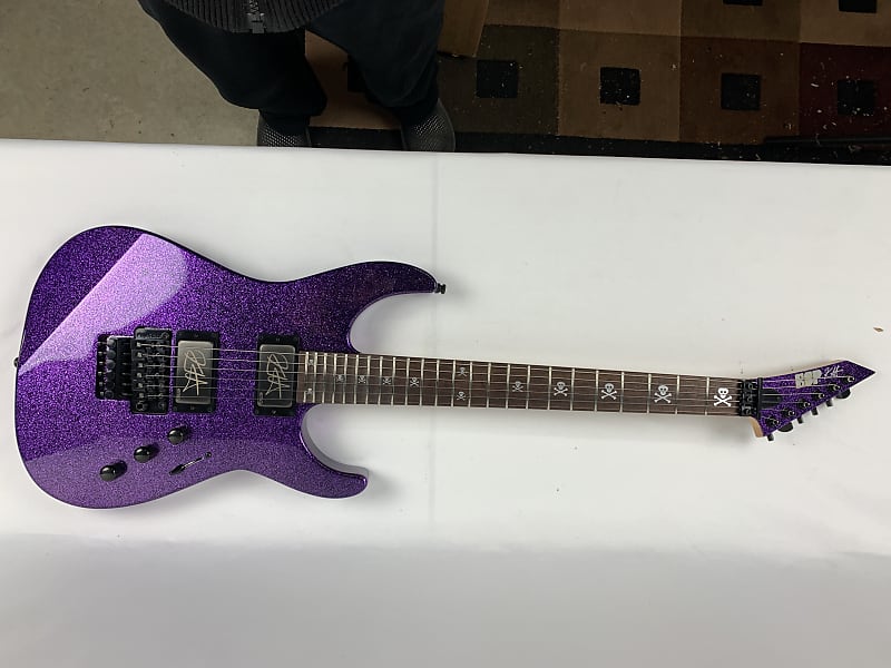ESP KH-2 Kirk Hammett Signature Purple Sparkle | Reverb