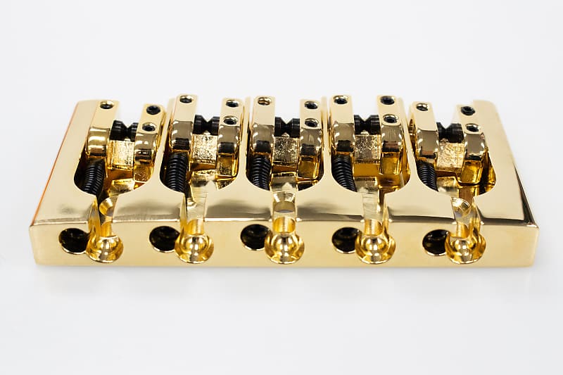 【new】Hip Shot / 5 Strings Bass Bridge A Style GOLD .708 18 mm P Brass【横浜店】