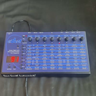 Dave Smith Instruments Evolver Desktop Monophonic Synthesizer 2002 - 2016 - Blue