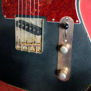 Black double-bound lightweight Tele w/Blues Specials image 3