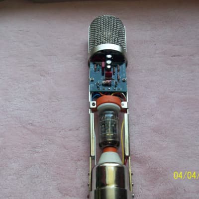 Modded Apex 460 to C12 style: Fox Mod/Peluso CEK-12  Capsule/New 6072A Tube/ Grill. Read AND hear!! image 4