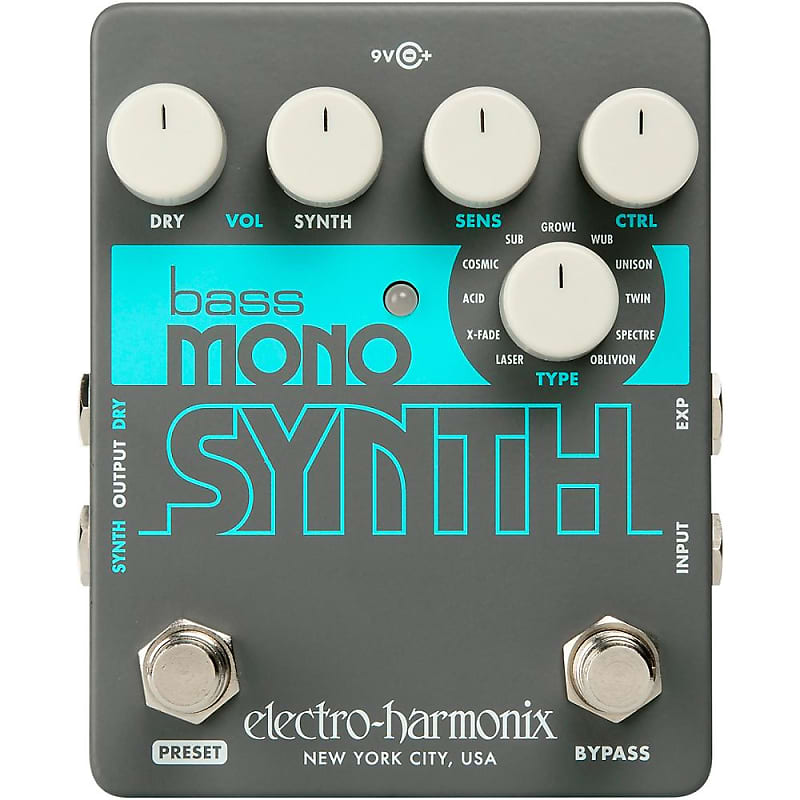 Electro-Harmonix Bass Mono Synth w/11 Sounds image 1
