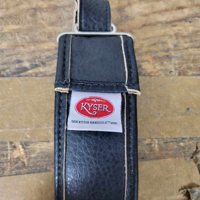 Kyser KS1B Guitar Strap With Built-In Capo-Keeper image 9