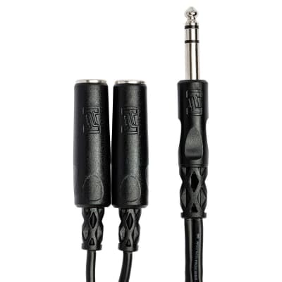 HOSA YPP-118 Y Cable 1/4 in TRS to Dual 1/4 in TRSF image 3